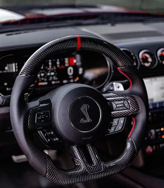 2018+ Mustang Carbon Fiber Steering Wheel